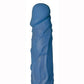 Great Extender 1st Silicone Vibrating Sleeve - Blue - 7.5in