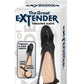 Great Extender Vibrating Sleeve Cock Ring and Ball Cradle - Black