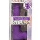 Rechargeable Gyrating and Thrusting Silicone Studs - Purple