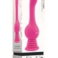 Gyro Vibe Rechargeable Silicone Vibrator with Suction Cup - Pink