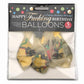 Happy F'n Birthday Confetti Balloons - Multicolor - 5 Per Pack