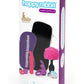 Happy Rabbit Couples Rechargeable Silicone Pleasure Kit - Pink/Purple - 7 Piece