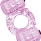 Hero Double Pleaser Teaser Vibrating Cock Ring - Purple