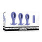 Hole Punch Rechargeable Silicone Plug - Purple - Set
