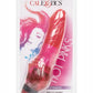 Hot Pinks Cliterrific Vibrating Dildo - Pink - 8in