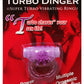 Humm Dinger Super Turbo Vibrating Cock Ring - Purple