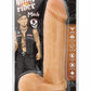 Hung Rider Mitch Dildo with Balls - Flesh/Vanilla - 8in