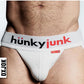 Hunker Comfy Pouch Slider-Strap Jock - White Snow