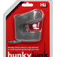 Hunkyjunk Connect Silicone Ball Tugger Cock Ring - Gray/Grey