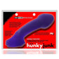 Hunkyjunk Double Thruster Textured Double Penetrator Sling - Plum Ice Purple/Purple
