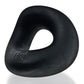 Hunkyjunk Form Surround Cock Ring - Black/Tar Ice