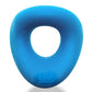 Hunkyjunk Form Surround Cock Ring - Teal/Teal Ice