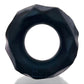 Hunkyjunk Fractal Tactile Cockring - Black/Tar Ice Black