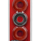 Hunkyjunk Huj3 Silicone C-Rings (3 Pack) - Cherry/Tar - Black/Red