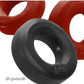 Hunkyjunk Huj3 Silicone C-Rings (3 Pack) - Cherry/Tar
