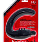 Hunkyjunk Hummer Silicone Vibrating Prostate Pegger - Tar - Black