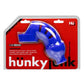 Hunkyjunk Lockdown Silicone Chastity Cage - Blue