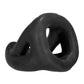 Hunkyjunk Slingshot Silicone 3 Ring Teardrop Cock Ring