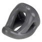 Hunkyjunk Slingshot Silicone 3 Ring Teardrop Cock Ring - Gray/Grey