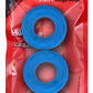 Hunkyjunk Stiffy Bulge Silicone Cock Rings - Blue/Teal Ice - 2 Pack