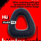 Hunkyjunk Zoid Trapezoid Lifter Cockring - Black/Tar Ice