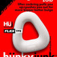 Hunkyjunk Zoid Trapezoid Lifter Cockring - White/White Ice