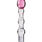 Icicles No. 12 Beaded Flower Glass Dildo