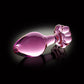 Icicles No. 48 Flower Shaped Glass Anal Plug