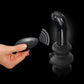 Icicles No. 84 Rechargeable Glass P-Spot Plug with Remote Control