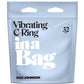 In A Bag Silicone Vibrating C-Ring - Black