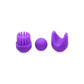 Inmi 10x En Pointe Teaser Silicone Rechargeable Stimulator with 3 Attachments