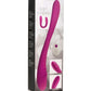 Inmi 7x Double Down Rechargeable Silicone Double Dildo with Remote Control - Purple