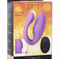 Inmi 7x Pulse Pro Pulsing Silicone Rechargeable Clit Stim Vibe with Remote Control - Purple