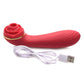 Inmi Bloomgasm Passion Petals 10x Rechargeable Silicone Rose Clitoral Stimulator