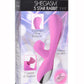 Inmi Shegasm 5 Star Rabbit Suction Come Hither Rechargeable Silicone Vibrator - Pink