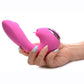 Inmi Shegasm Licking G-Throb Rechargeable Silicone Rabbit Vibrator