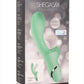 Inmi Shegasm Minty Rechargeable Silicone Suction Rabbit Vibrator - Teal