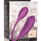 Inmi Slim Pulse Rechargeable Silicone 7x Pulsing Clit Stimulator and Vibrating Egg - Purple
