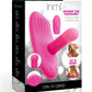 Inmi Spin N Grind Rotating and Vibrating Rechargeable Silicone Grinder Pad with Remote - Pink