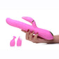 Inmi Versa-Thrust Rechargeable Silicone 10x Rabbit Vibrator with 3 Attachments