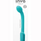 Inya Oh My G Silicone Rechargeable Wand - Blue/Teal