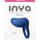 Inya Regal Rechargeable Siicone Cock Ring - Blue