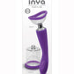 Inya Silicone Rechargeable Pump and Vibrator - Purple