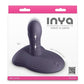 Inya Thrust and Grind Rechargeable Silicone Vibrator - Purple