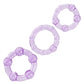 Island Rings Cock Rings - Purple - 3 Piece Set