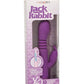 Jack Rabbit Elite Thrusting Rabbit Silicone Rechargeable Vibrator - Purple