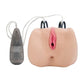 Jana Cova Dual Pleasure Vibrating Masturbator with Bullet and Remote Control - Pussy and Ass