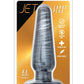 Jet Plug Butt Plug - Large - Carbon Metallic - Black