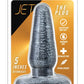 Jet The Plug Butt Plug- Carbon Metallic - Black