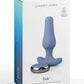 Jimmyjane Dia Rechargeable Silicone Anal Plug - Blue